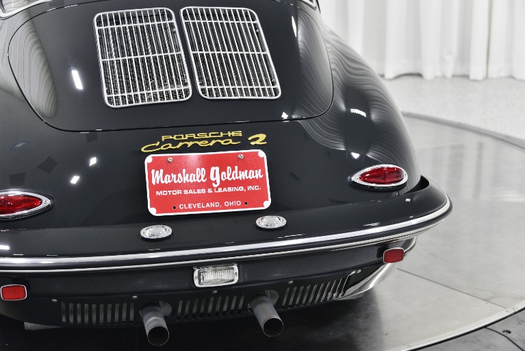 Slate Grey Porsche 356 Carrera 2 with Wine Red Interior For Sale