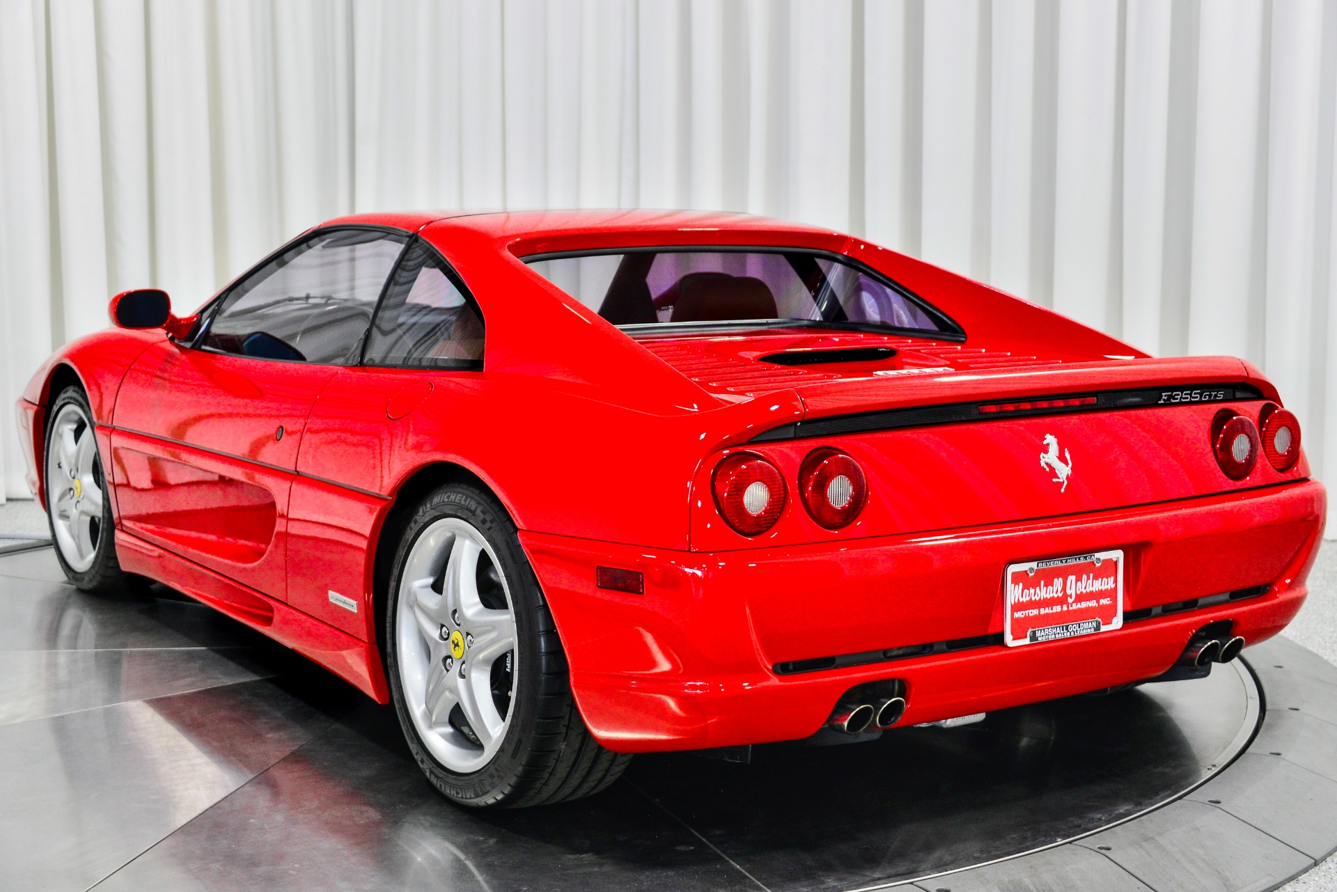 Rosso Corsa Ferrari F355 GTS with Beige Interior For Sale - Stock