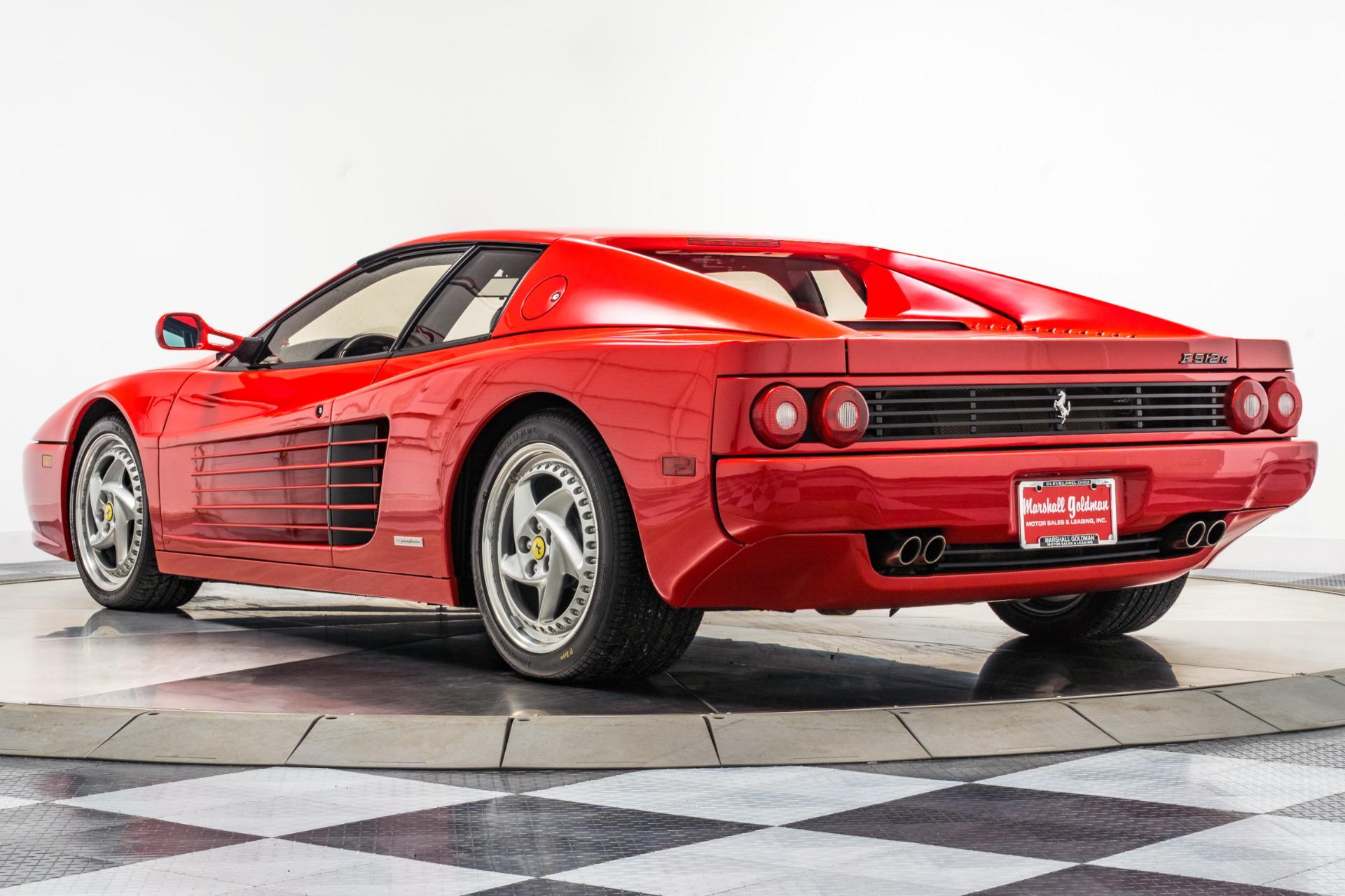 Rosso Corsa Ferrari 512M with Nero Interior For Sale - Stock