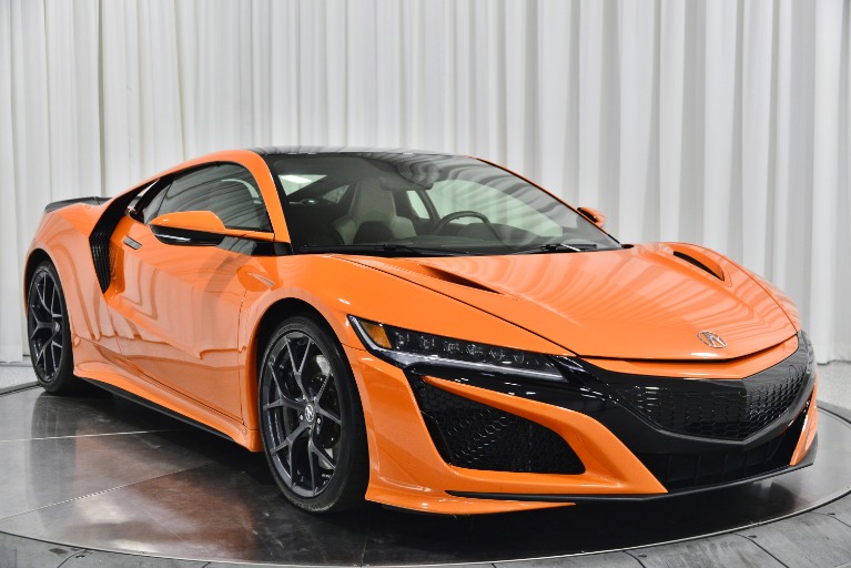 Thermal Orange Pearl Acura NSX Coupe with Orchid Interior For Sale