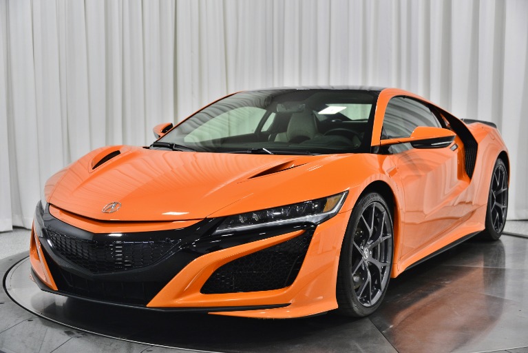 Thermal Orange Pearl Acura NSX Coupe with Orchid Interior For Sale