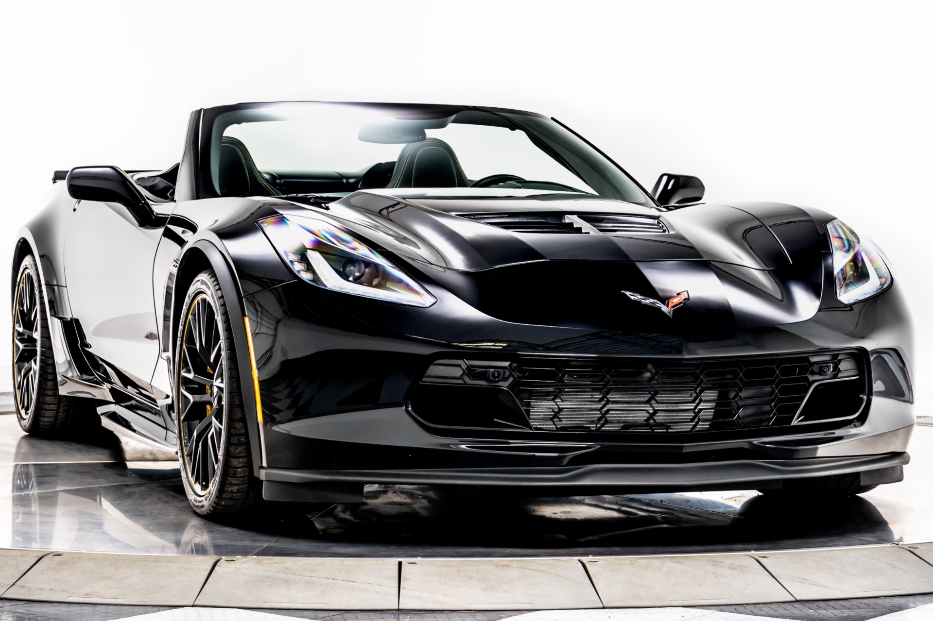 Black Chevrolet Corvette Z06 3LZ Convertible with Jet Black