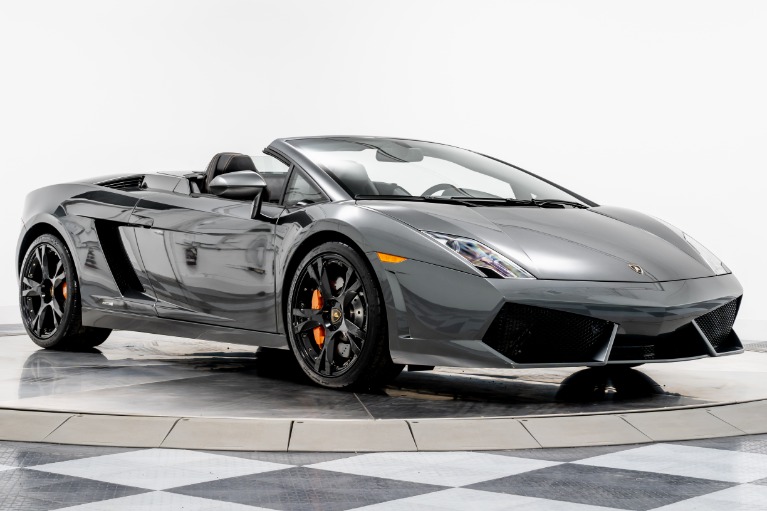 Grigio Lynx Lamborghini Gallardo LP 560-4 Spyder with Black