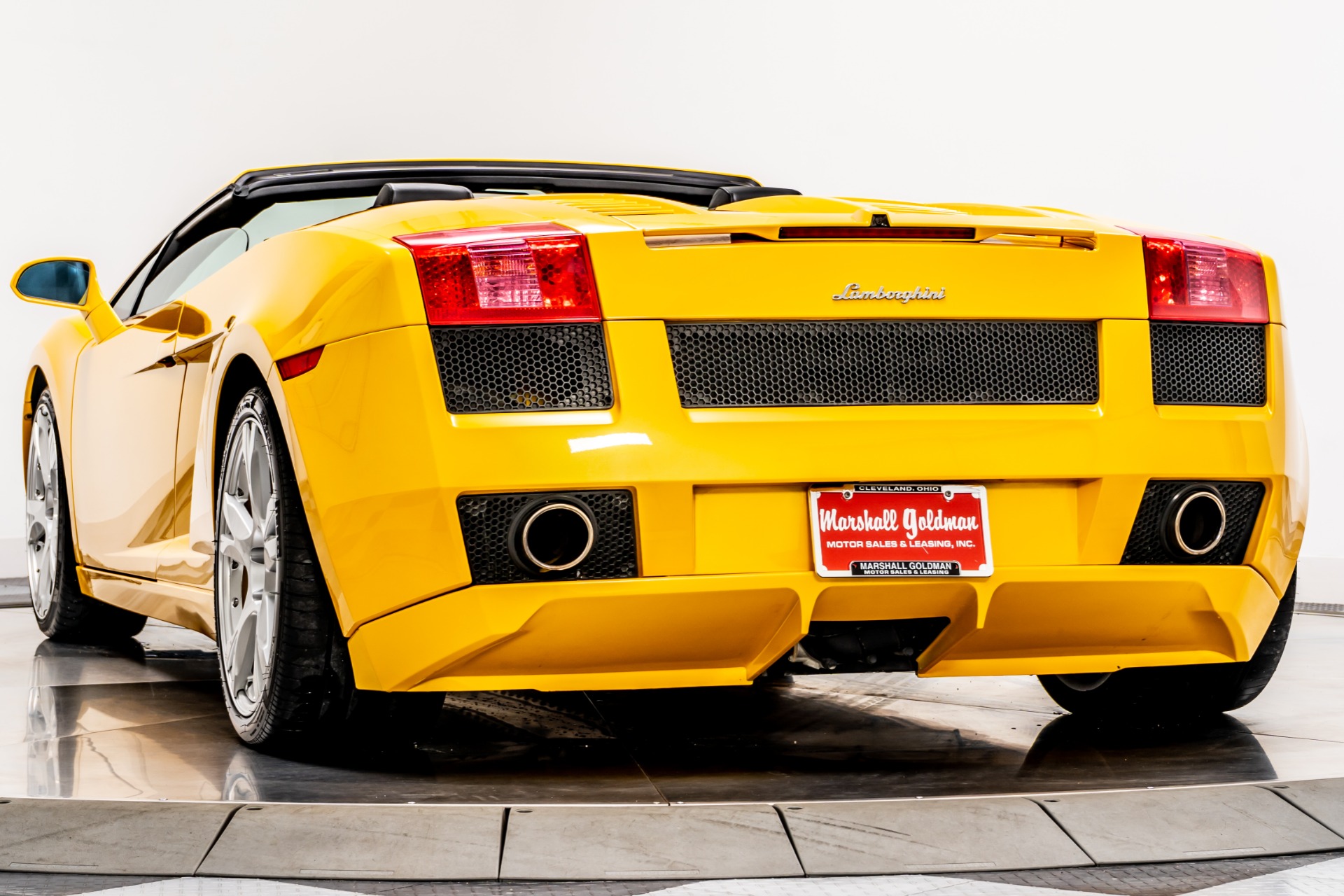 Lamborghini Gallardo Yellow Rear
