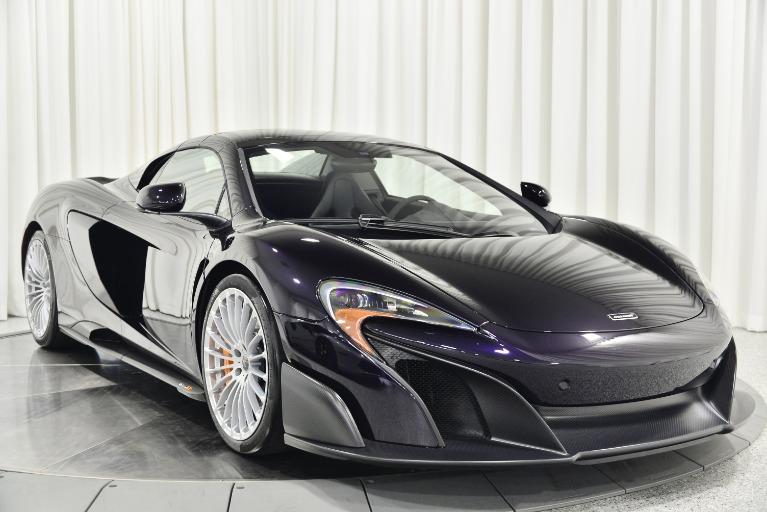 Amethyst Black McLaren 675LT Spyder with Carbon Black with McLaren