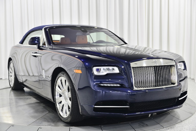 Midnight Sapphire Rolls-Royce Dawn with Commissioned Collection