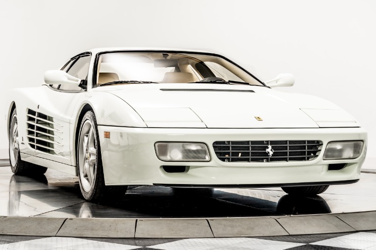 Bianco Ferrari Ferrari 512TR with Crema Interior For Sale - Stock