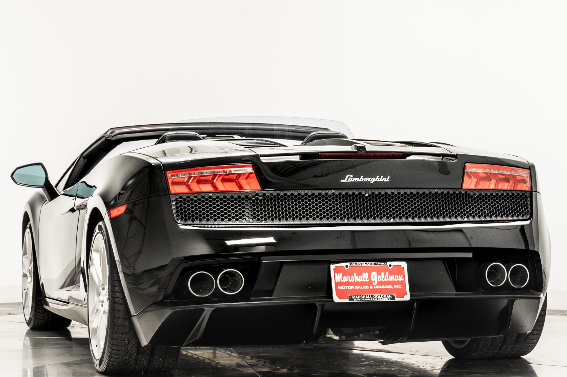 Nero Noctis Lamborghini Gallardo LP550-2 Spyder with Nero Perseus