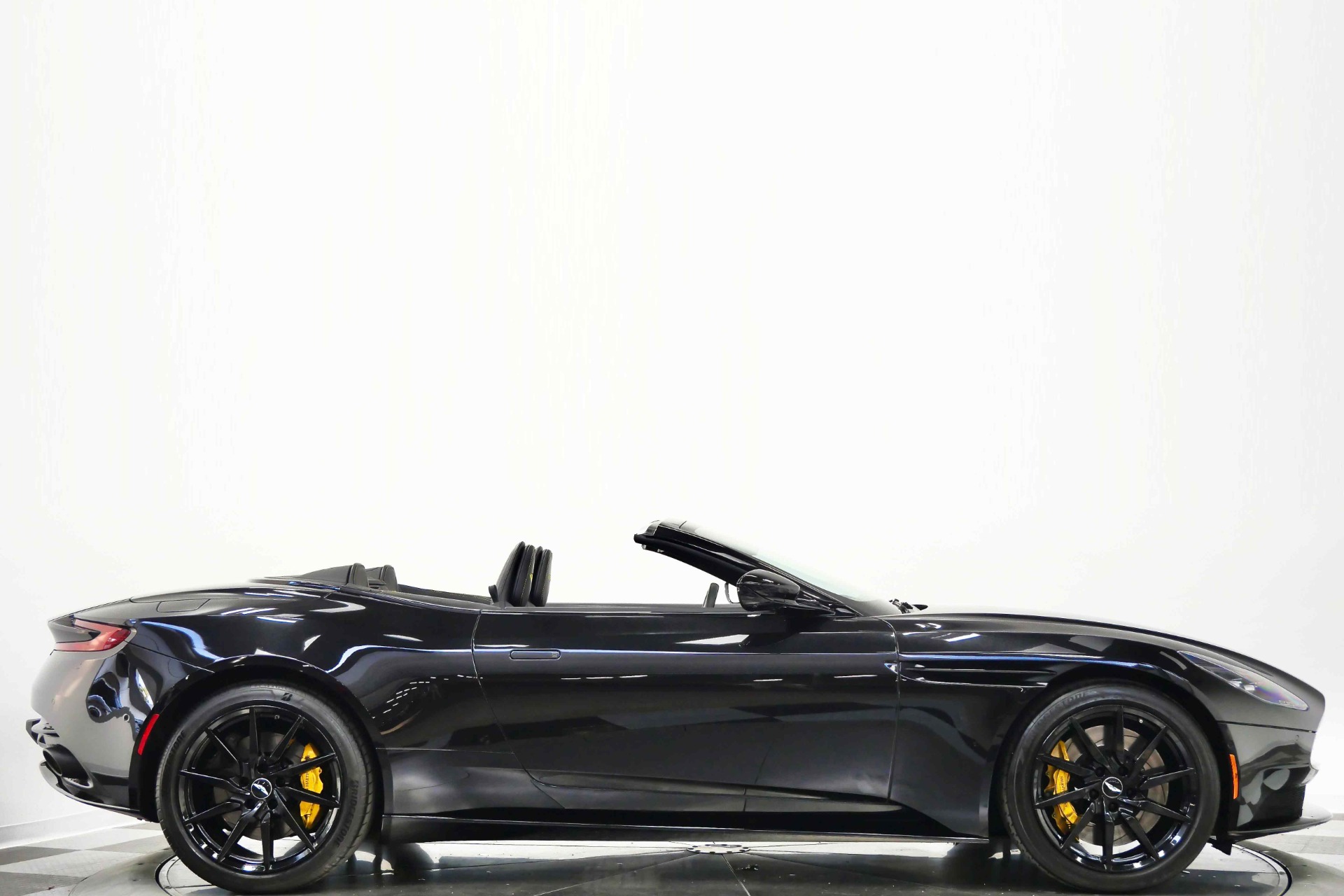 Onyx Black Aston Martin DB11 Volante with Obsidian Black Interior