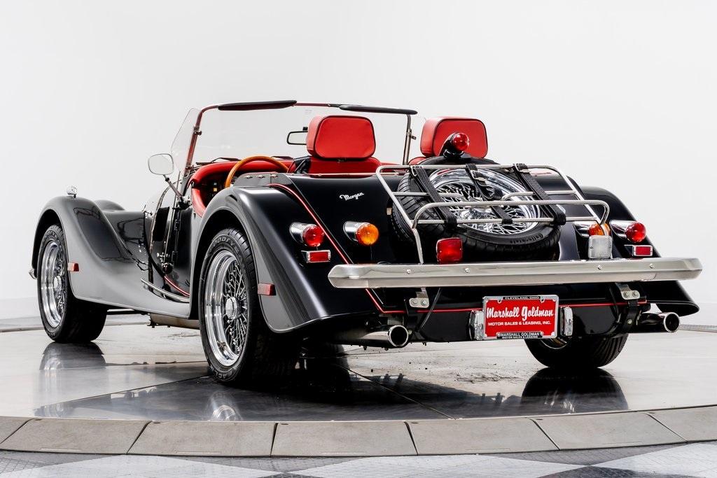 London Taxi Black Morgan Plus 8 with Red Interior For Sale - Stock