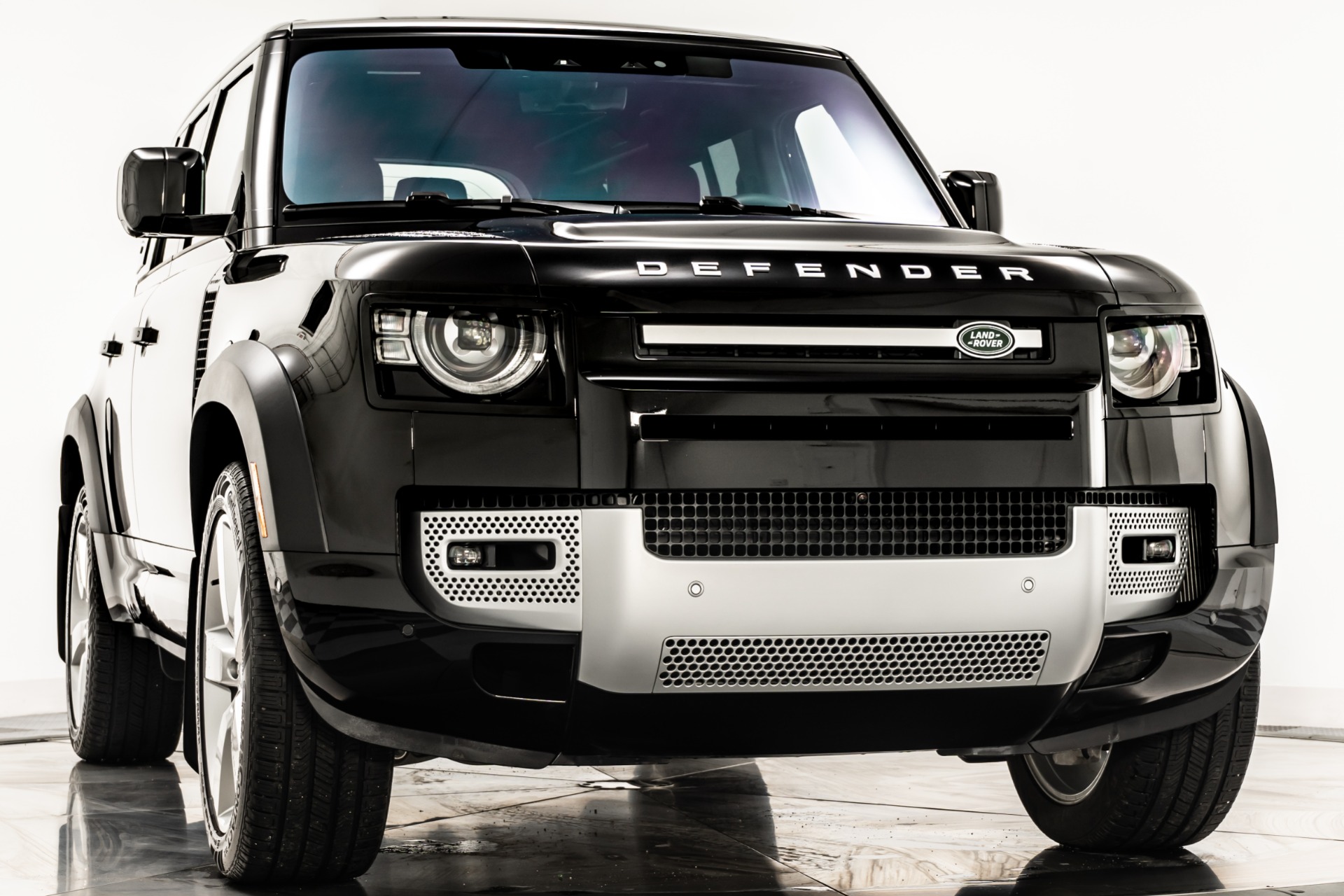 Santorini Black Metallic Land Rover Defender 110 XS Edition with