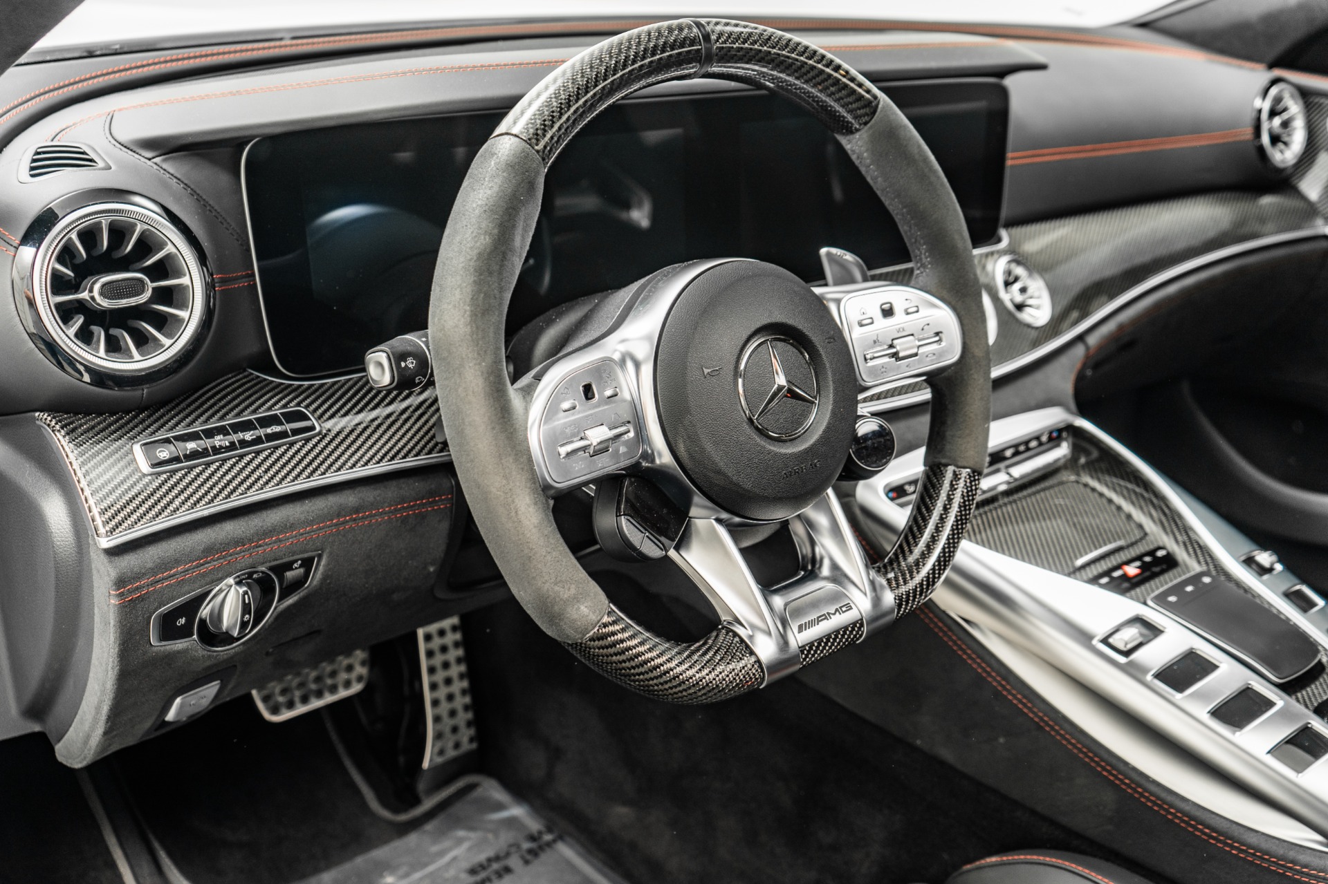 Mercedes Benz AMG GT 63 S 2020 Brabus 700 Carbon, Lenkrad