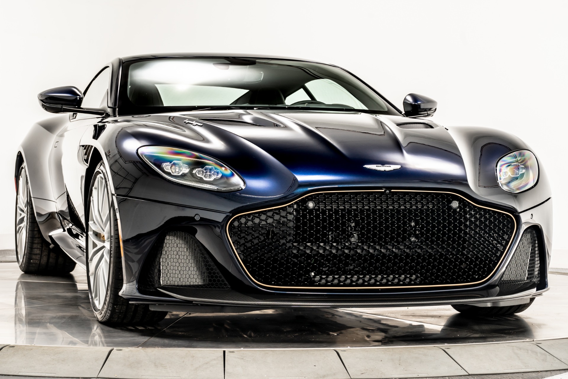 Sabiro Blue Aston Martin DBS Superleggera with Obsidian Black