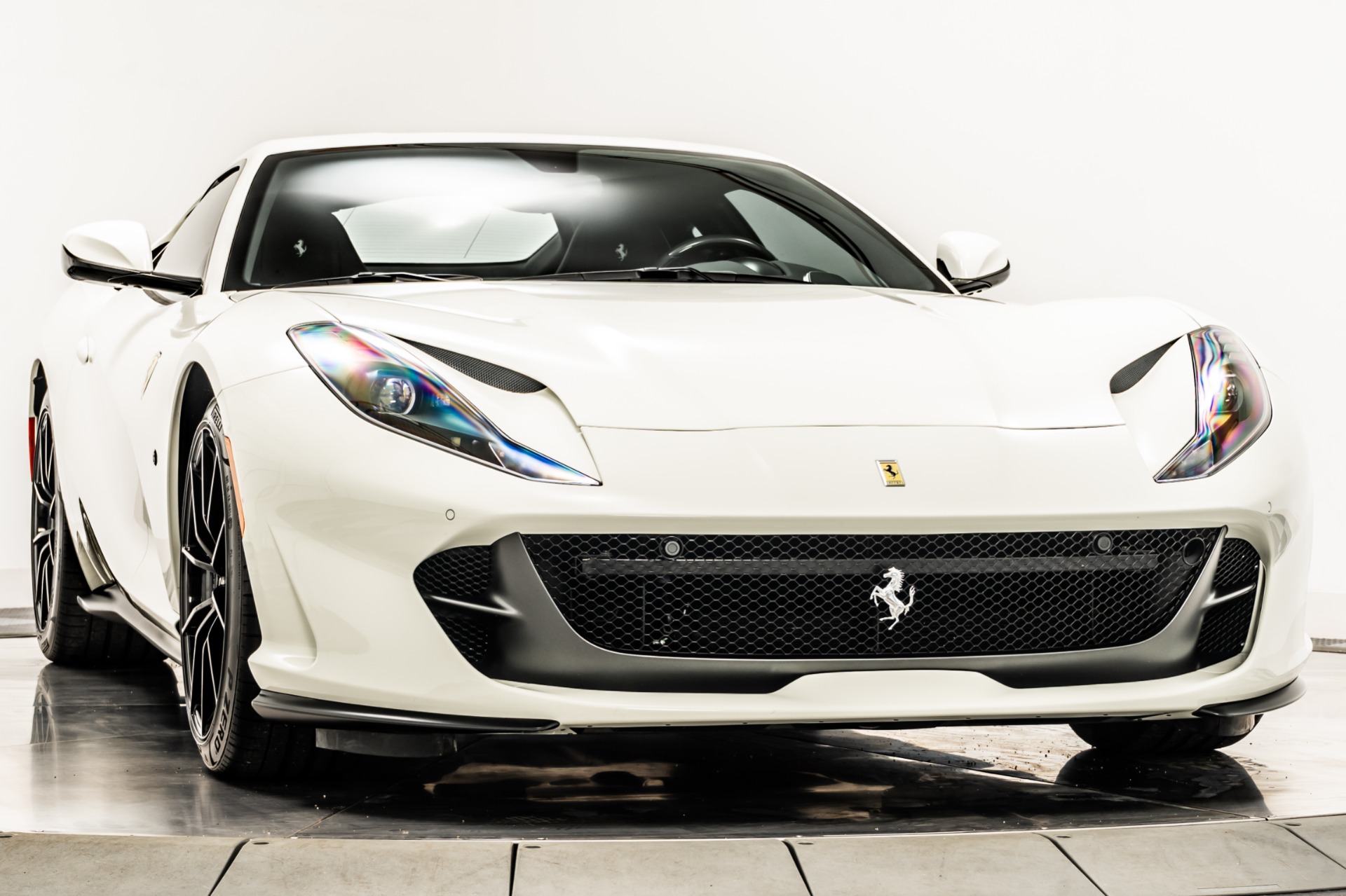 Bianco Avus Ferrari 812 Superfast with Nero Interior For Sale