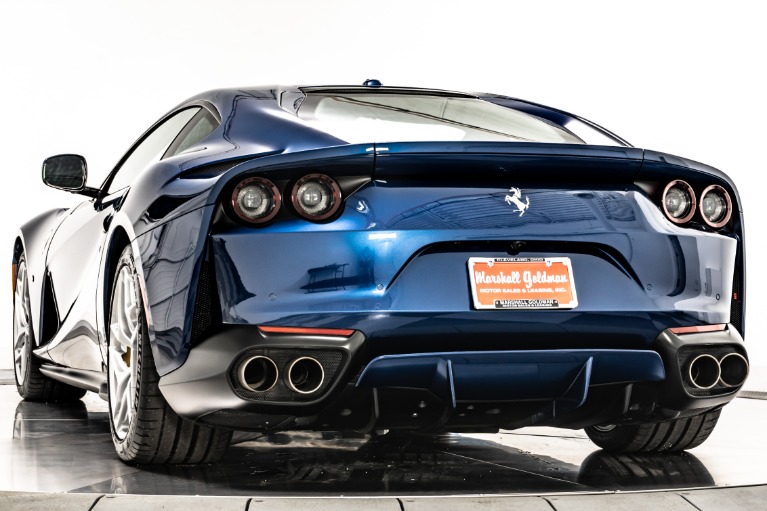 Blu Tour De France Ferrari 812 Superfast with Cuoio Interior For