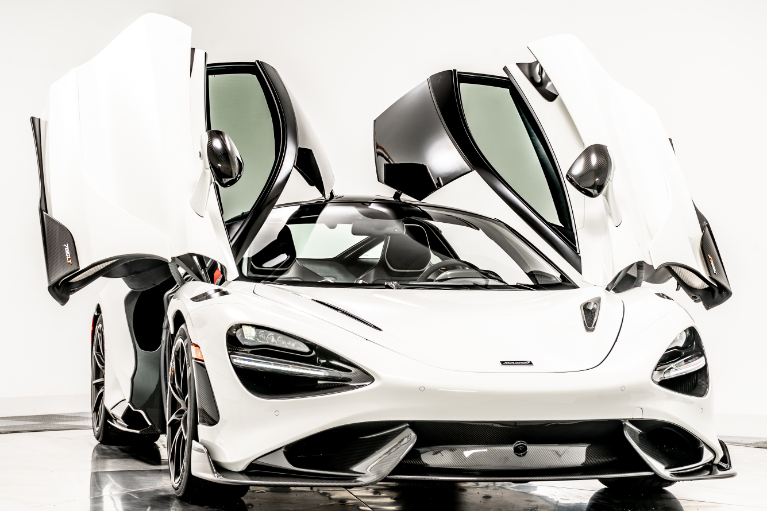 White McLaren 765LT Clubsport with Carbon Interior For Sale