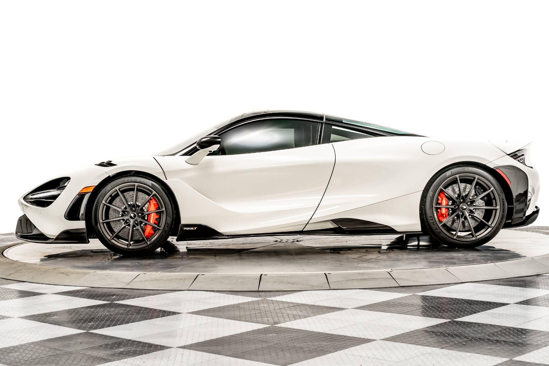 White McLaren 765LT Clubsport with Carbon Interior For Sale