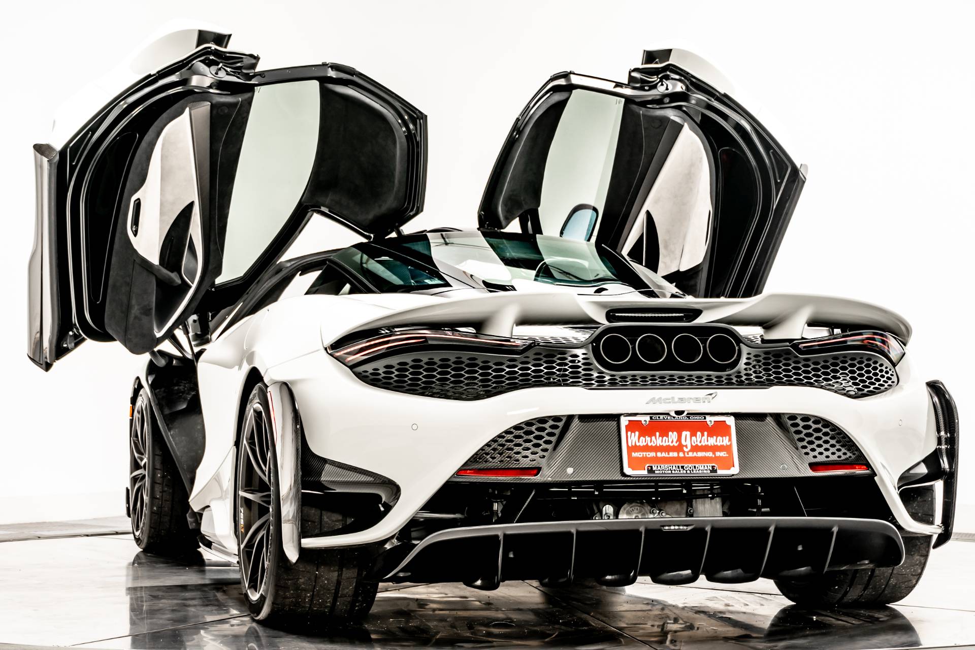 White McLaren 765LT Clubsport with Carbon Interior For Sale