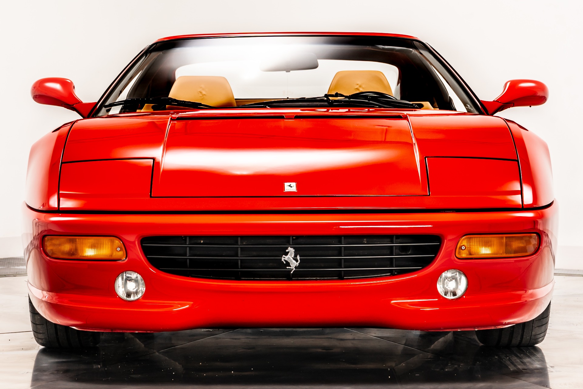 Ferrari F355純正グリル　ロッソコルサ　フェラーリ　リアグリル Rosso Corsa Ferrari F355 GTS with Beige Interior For Sale - Stock