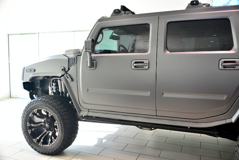 Pewter HUMMER H2 with Wheat Interior For Sale - Stock Number