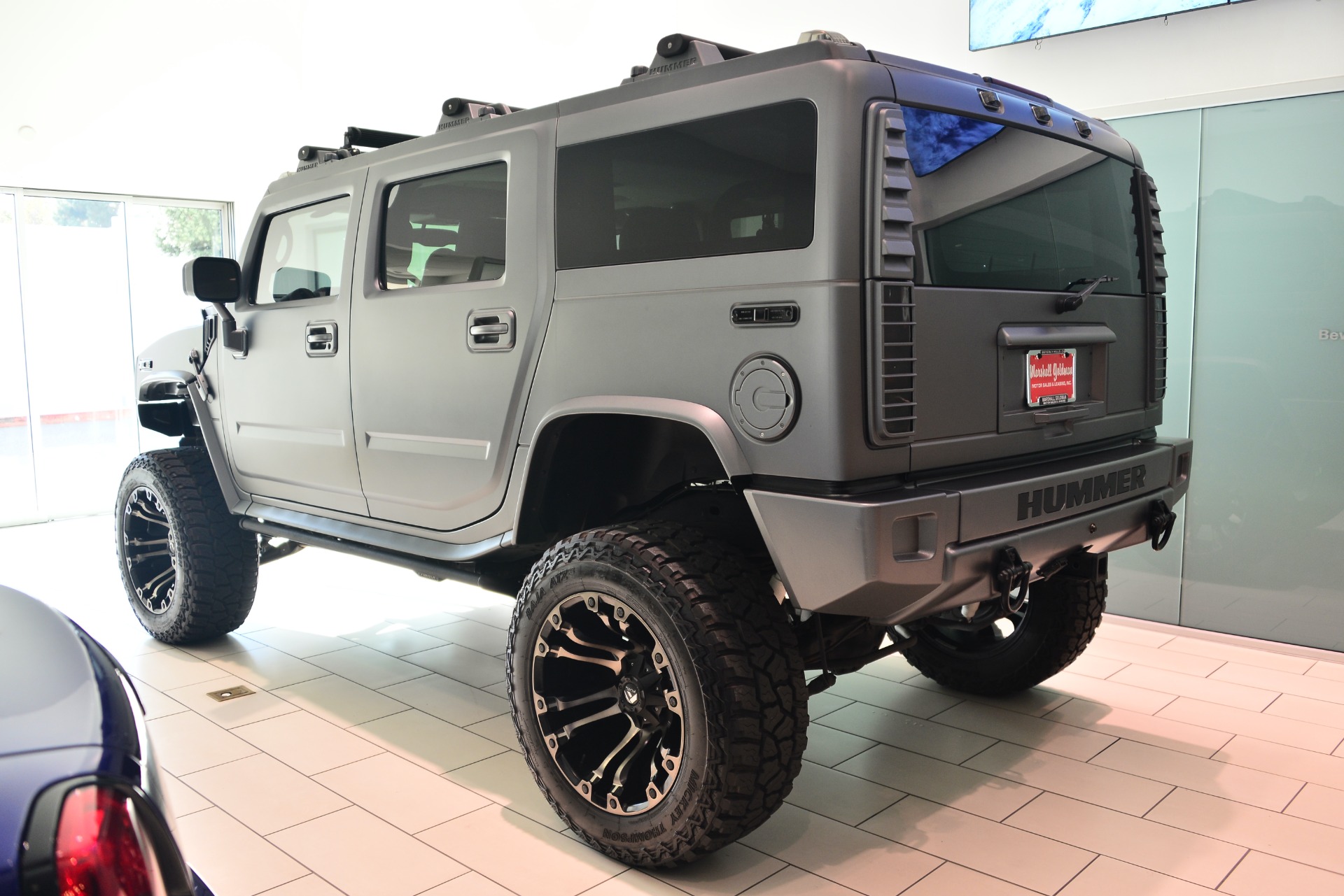 Pewter HUMMER H2 with Wheat Interior For Sale - Stock Number