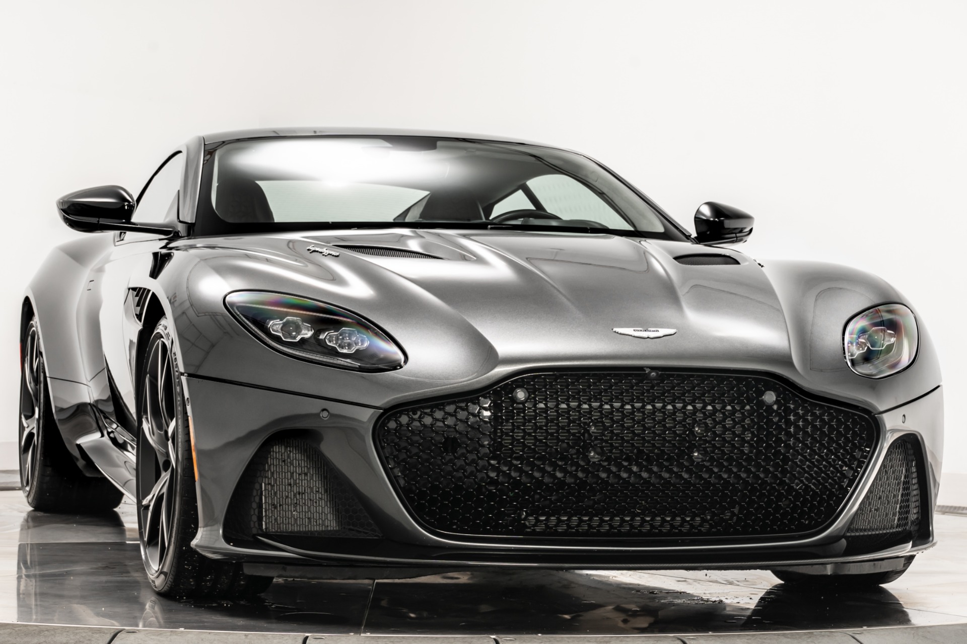 Xenon Grey Aston Martin DBS Superleggera with Obsidian Black