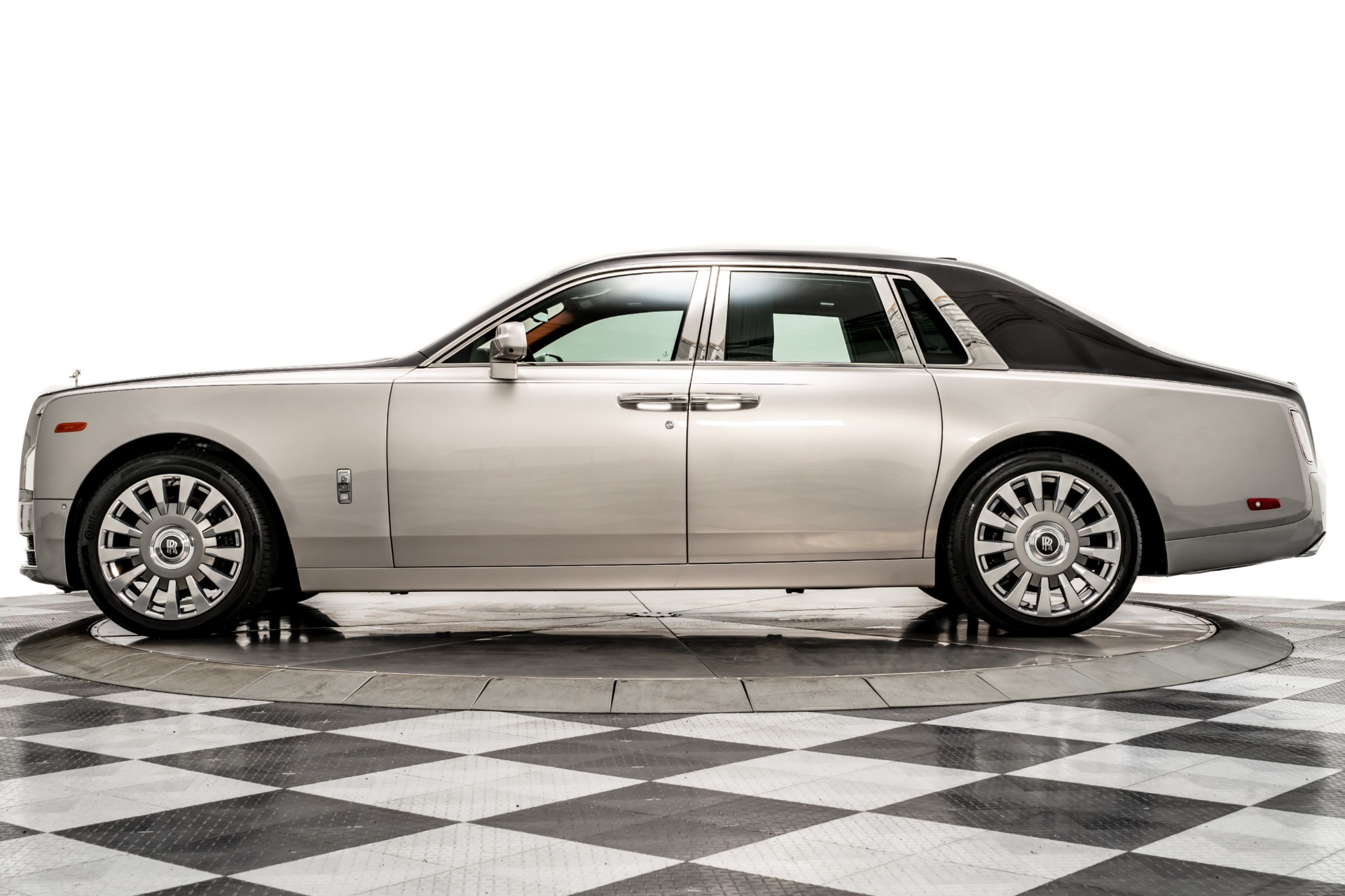 Gunmetal over Premiere Silver Rolls-Royce Phantom with Armagnac