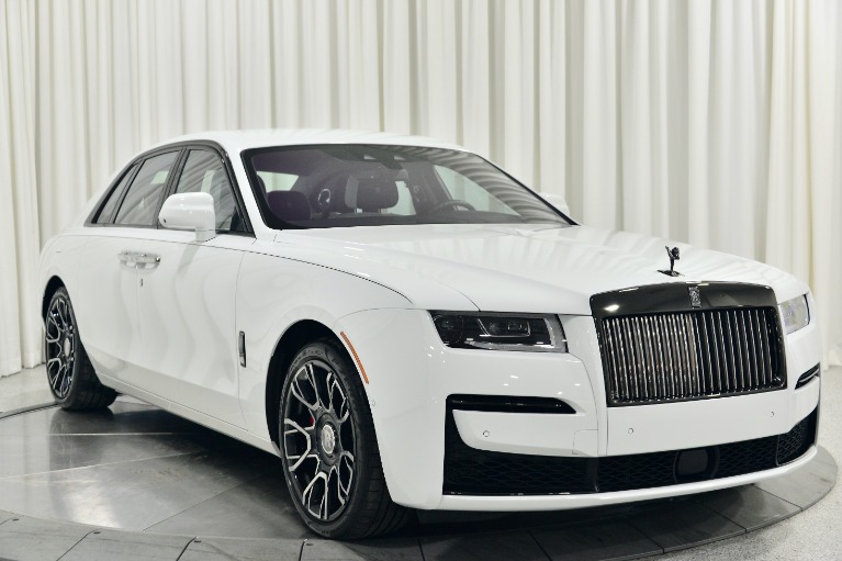 Arctic White Rolls-Royce Ghost Black Badge with Arctic White