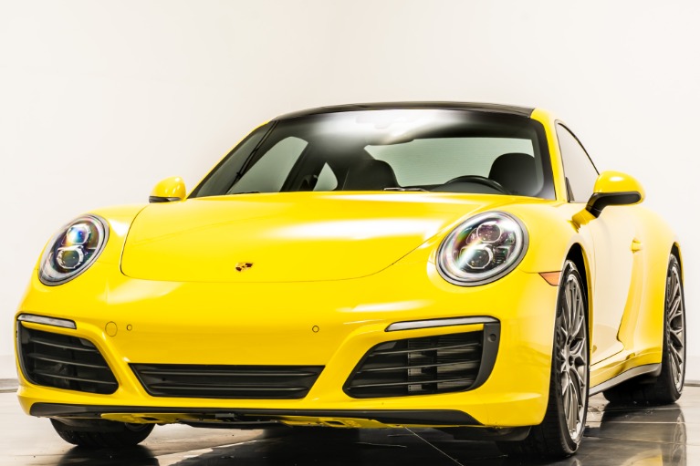 Racing Yellow Porsche 911 Carrera 4S with Black Interior For Sale
