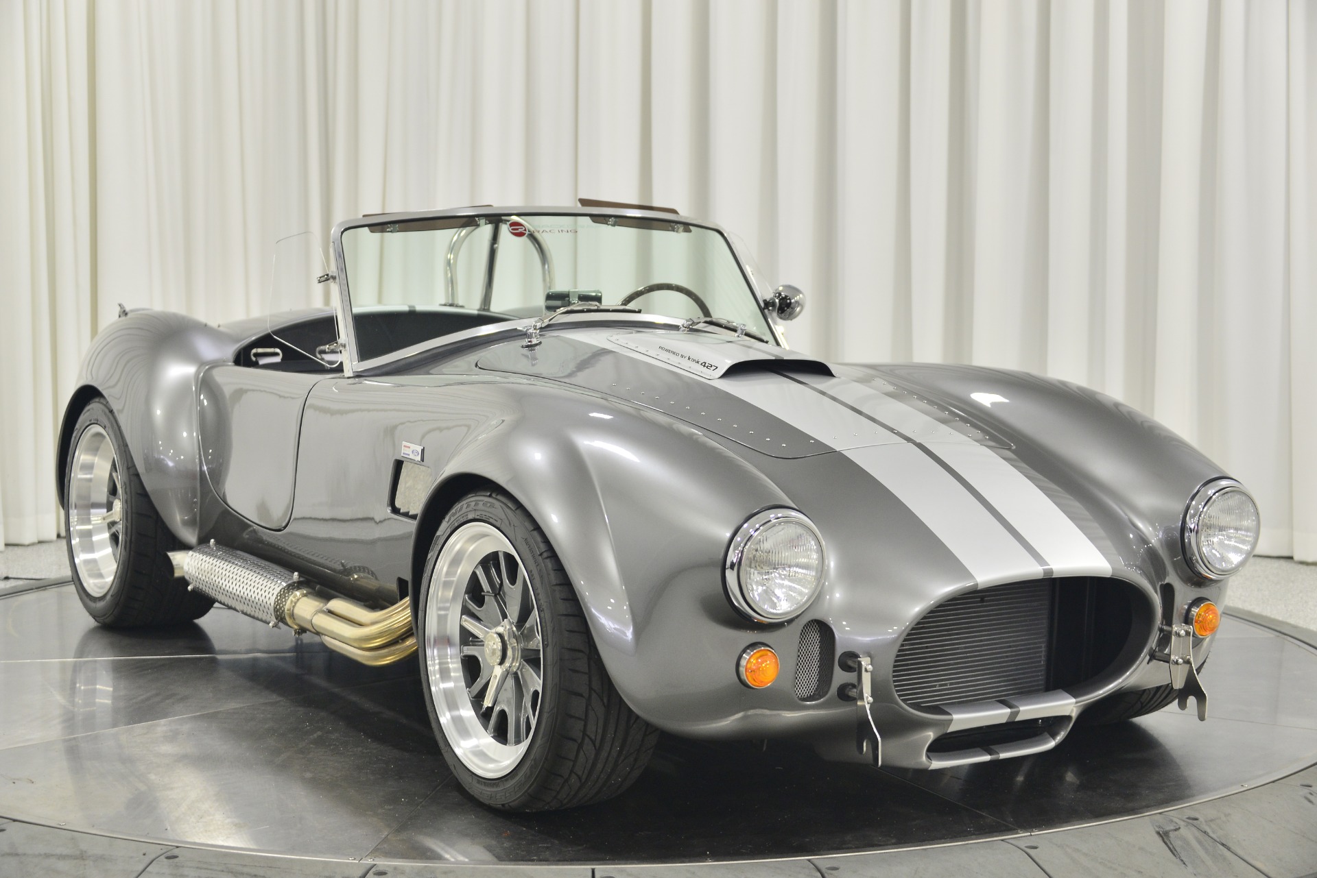 Sterling Silver Backdraft BDR Cobra Roadster with Black Interior