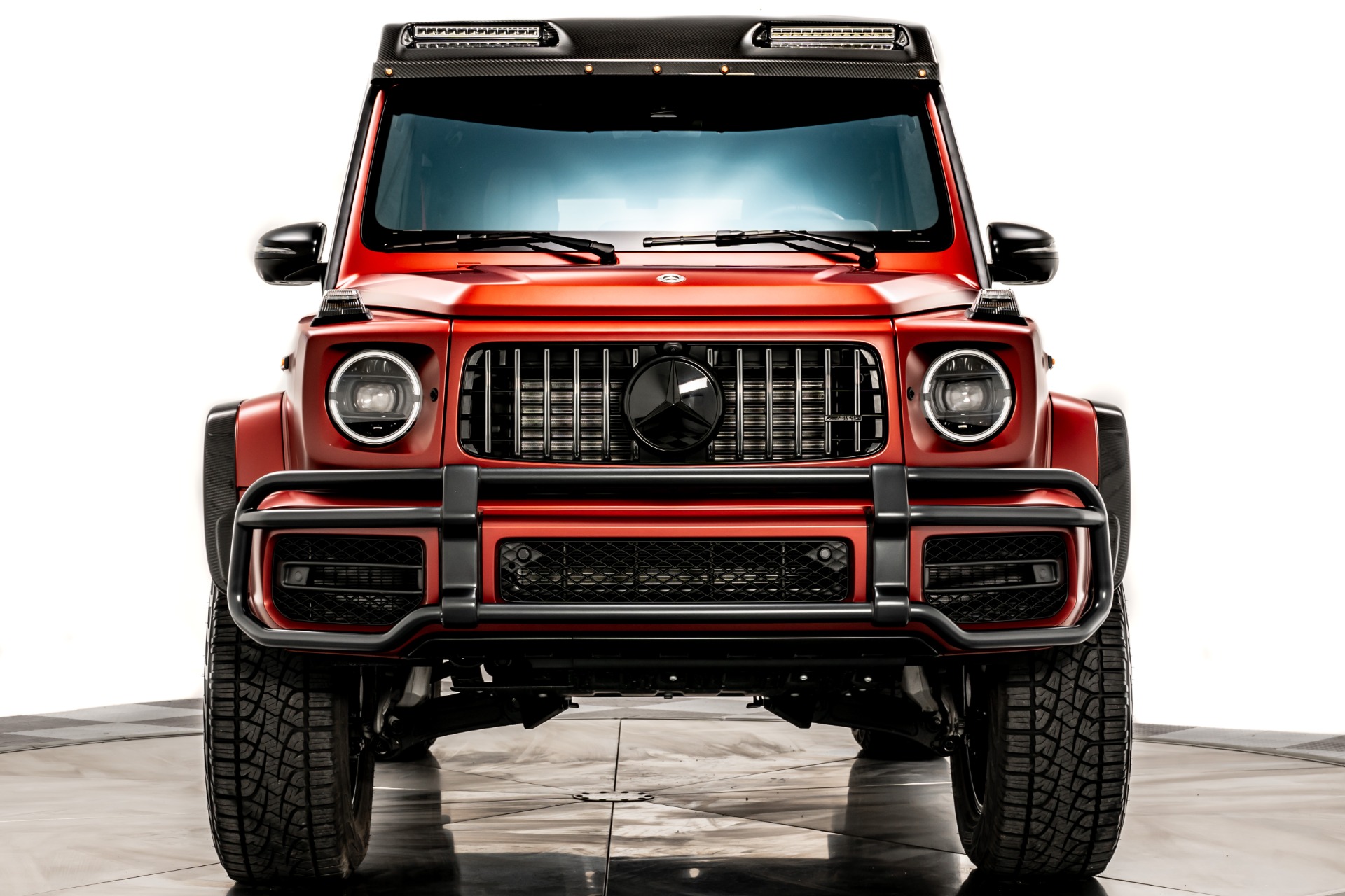 G manufaktur Cardinal Red Magno Mercedes-Benz G63 AMG 4x4 Squared