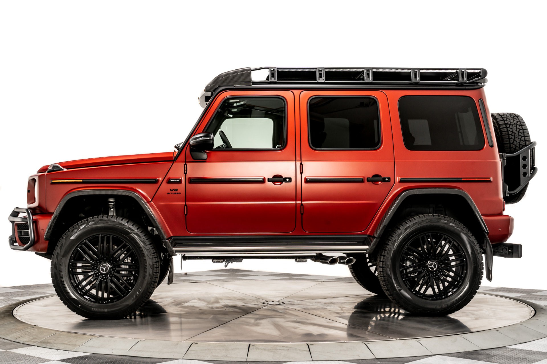 G manufaktur Cardinal Red Magno Mercedes-Benz G63 AMG 4x4 Squared