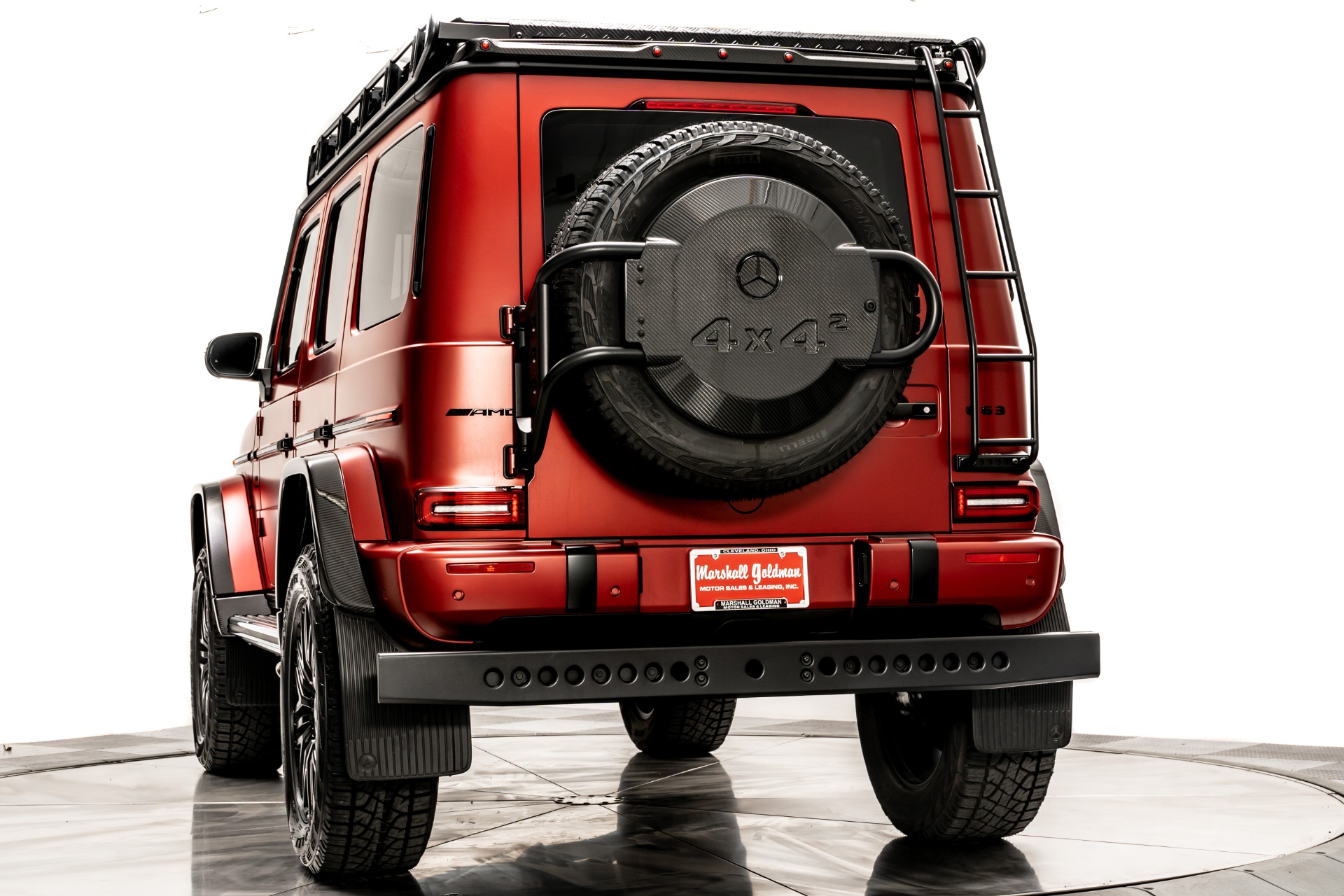 G manufaktur Cardinal Red Magno Mercedes-Benz G63 AMG 4x4 Squared