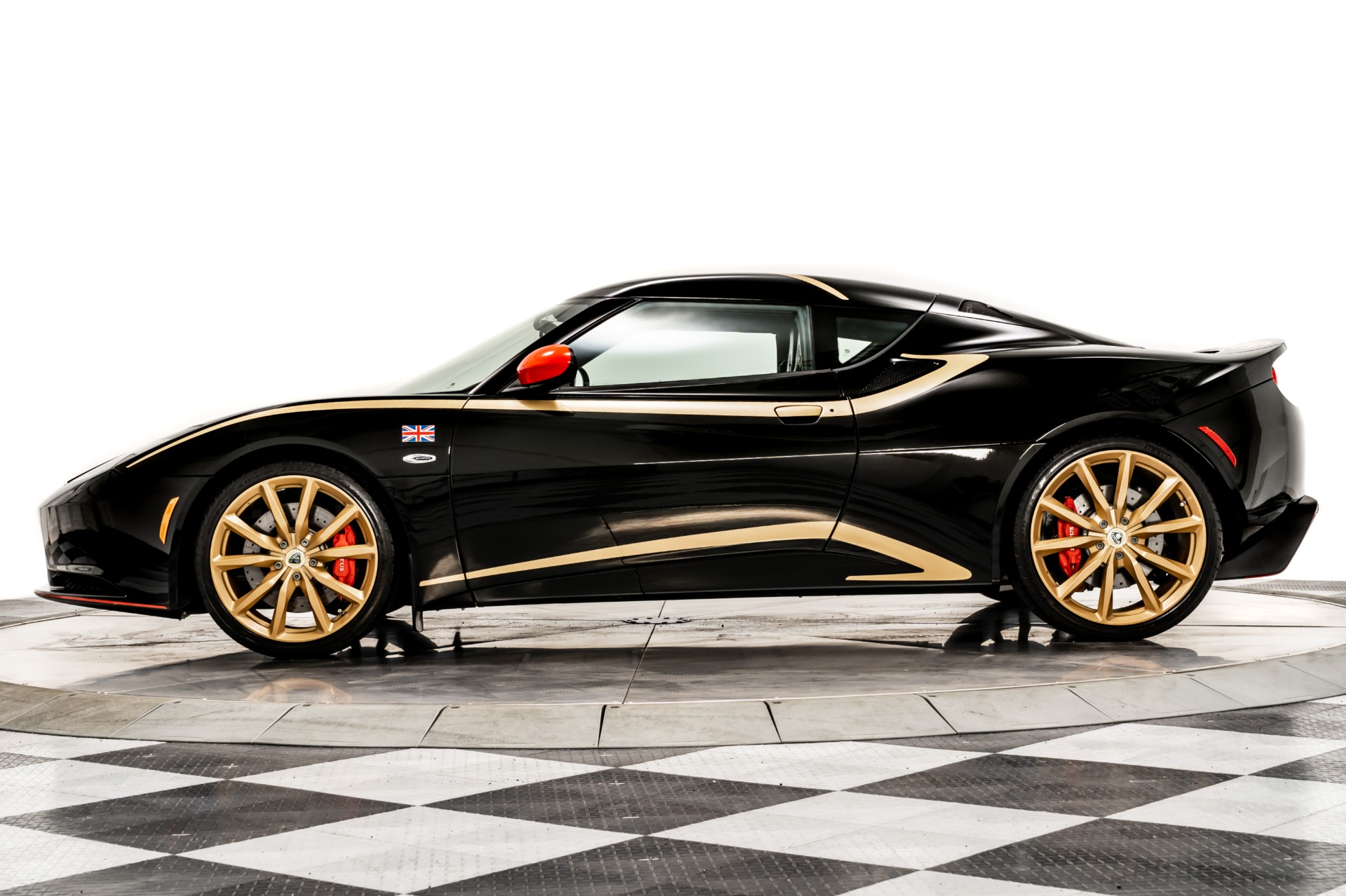 Motorsport Black Metallic Lotus Evora S GP Edition with Antrhacite