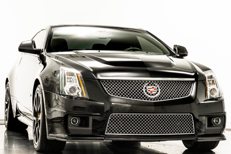 Black Diamond Tricoat Cadillac CTS-V Coupe with Ebony w/Ebony