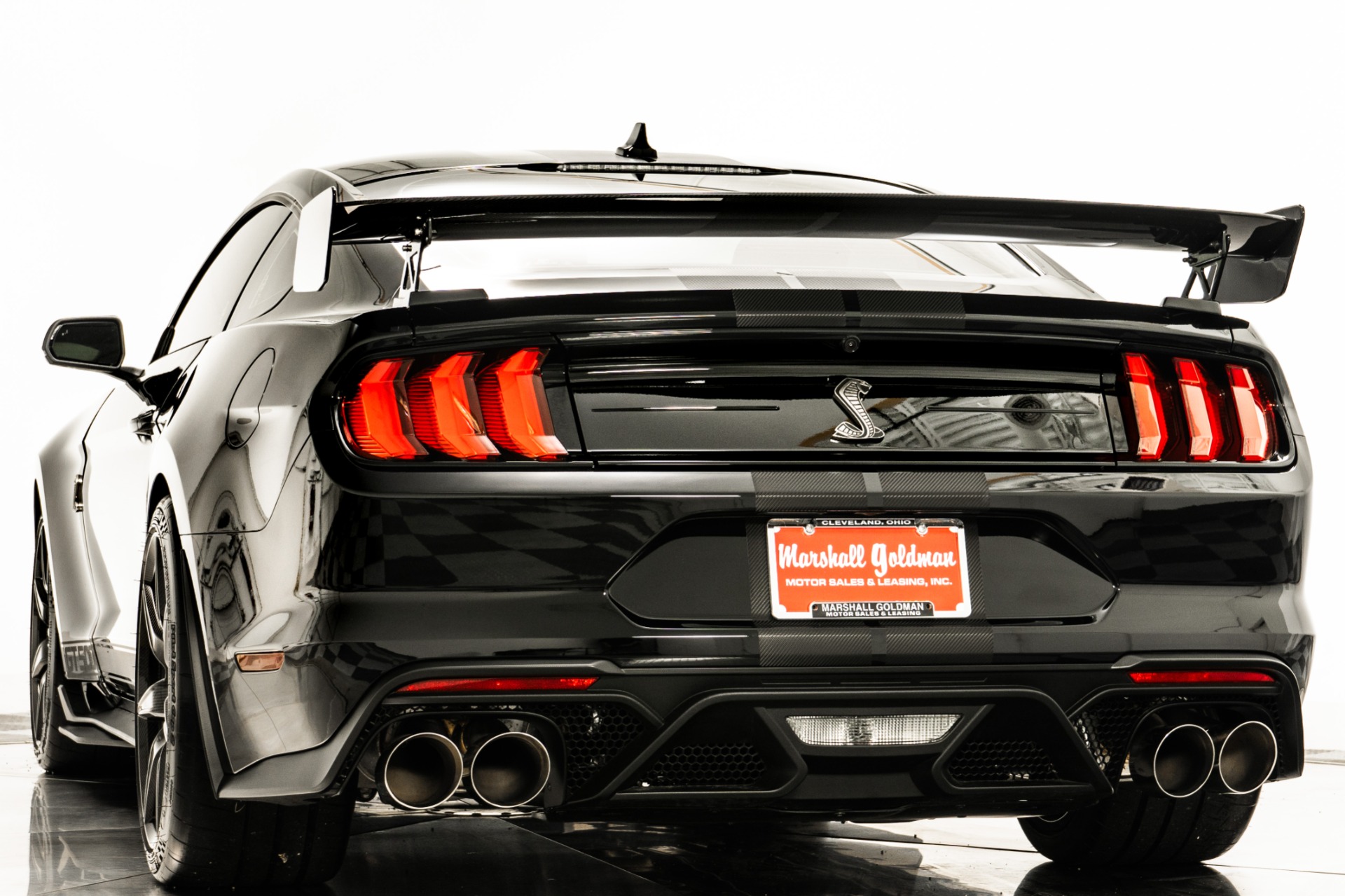 Shadow Black Ford Mustang Shelby GT500 with Ebony w/Smoke