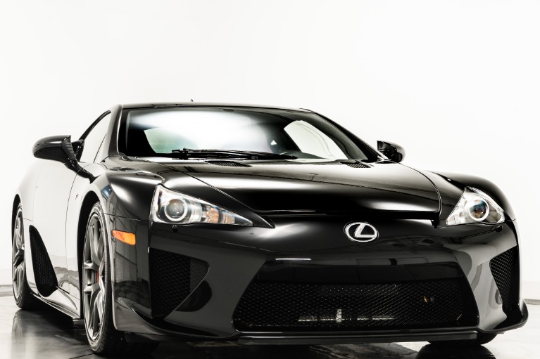 Black Lexus LFA with Black and Red Interior For Sale - Stock