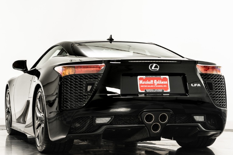 Black Lexus LFA with Black and Red Interior For Sale - Stock