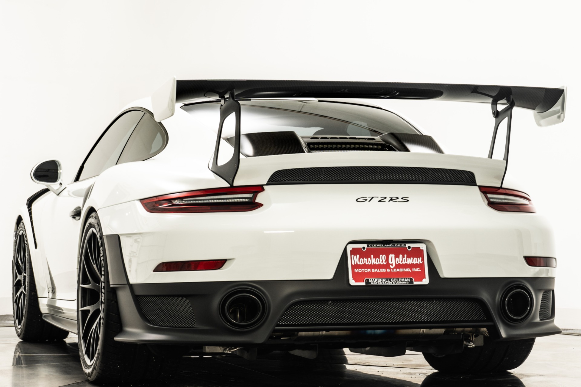 White Porsche 911 GT2 RS Weissach with Black Interior For Sale