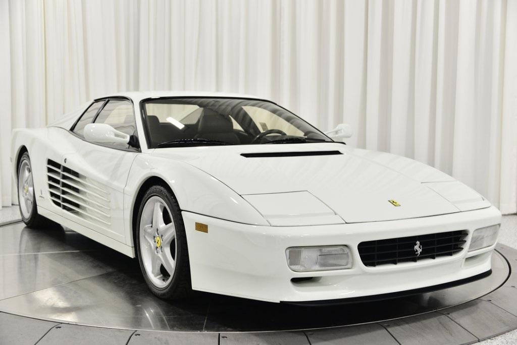 Bianco Ferrari Ferrari 512TR with Nero Interior For Sale - Stock
