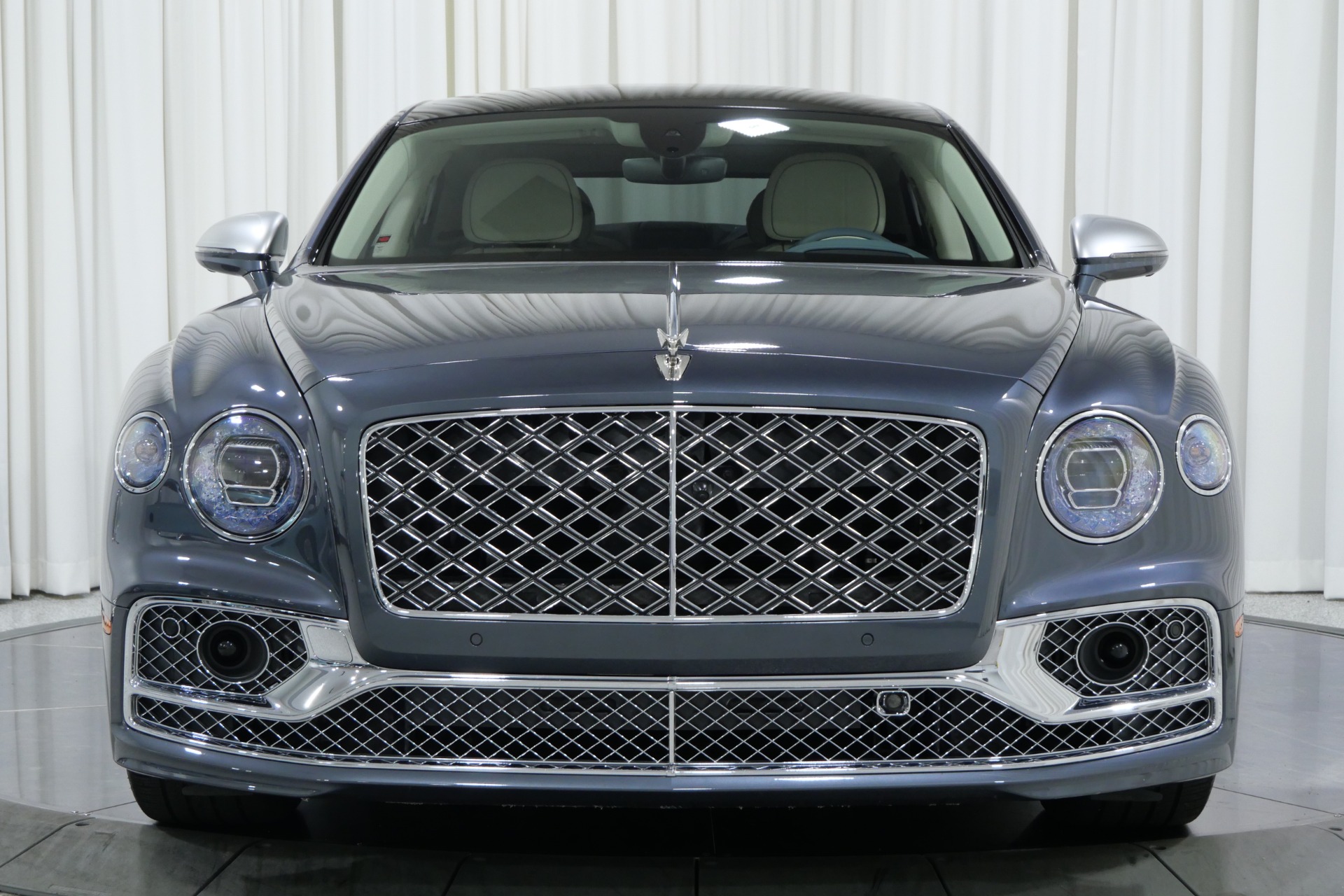 Thunder Bentley Flying Spur Mulliner Hybrid with Linen Interior 