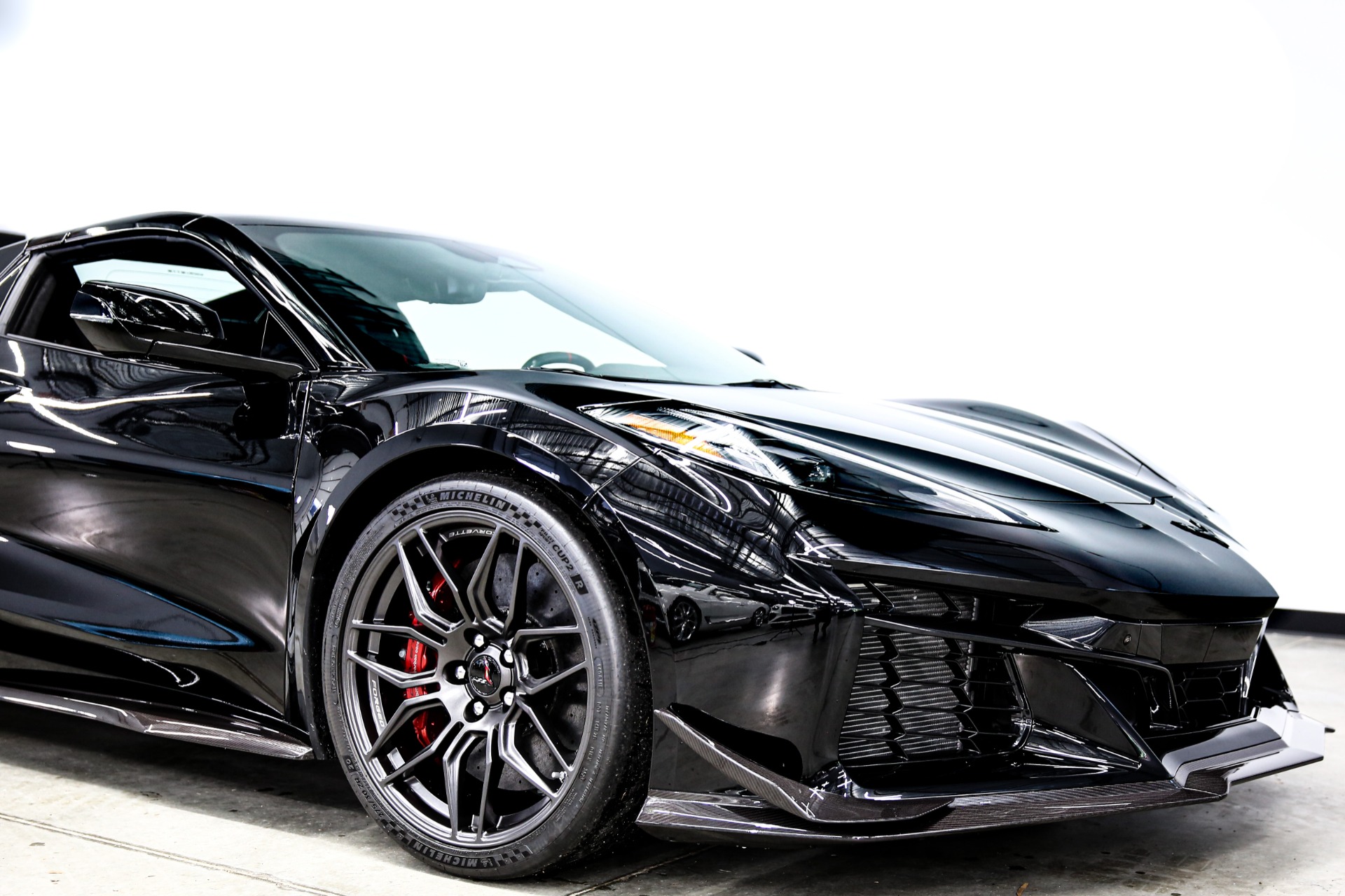 Black Chevrolet Corvette Z06 Convertible -6 Original Miles, 3LZ
