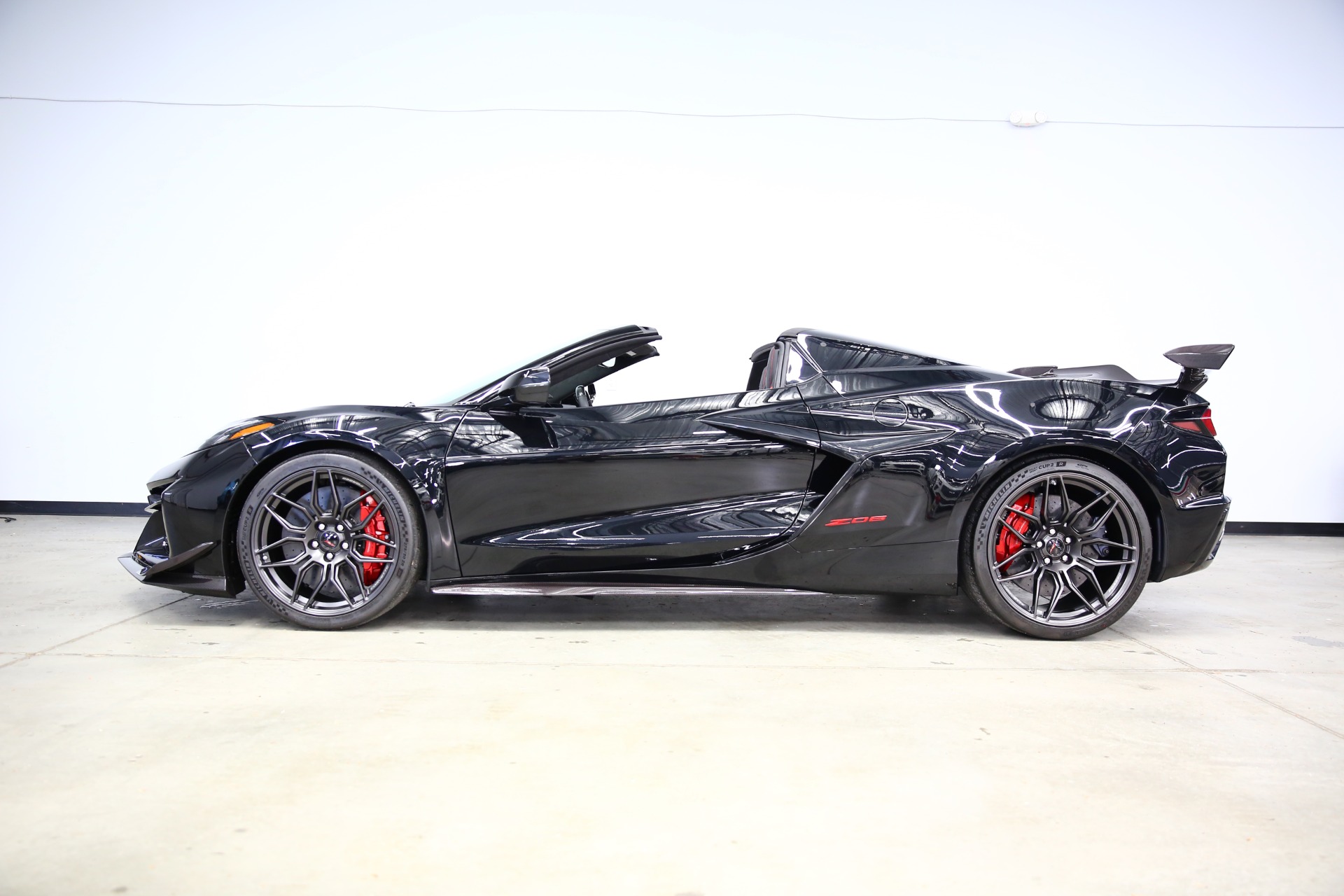 Black Chevrolet Corvette Z06 Convertible -6 Original Miles, 3LZ