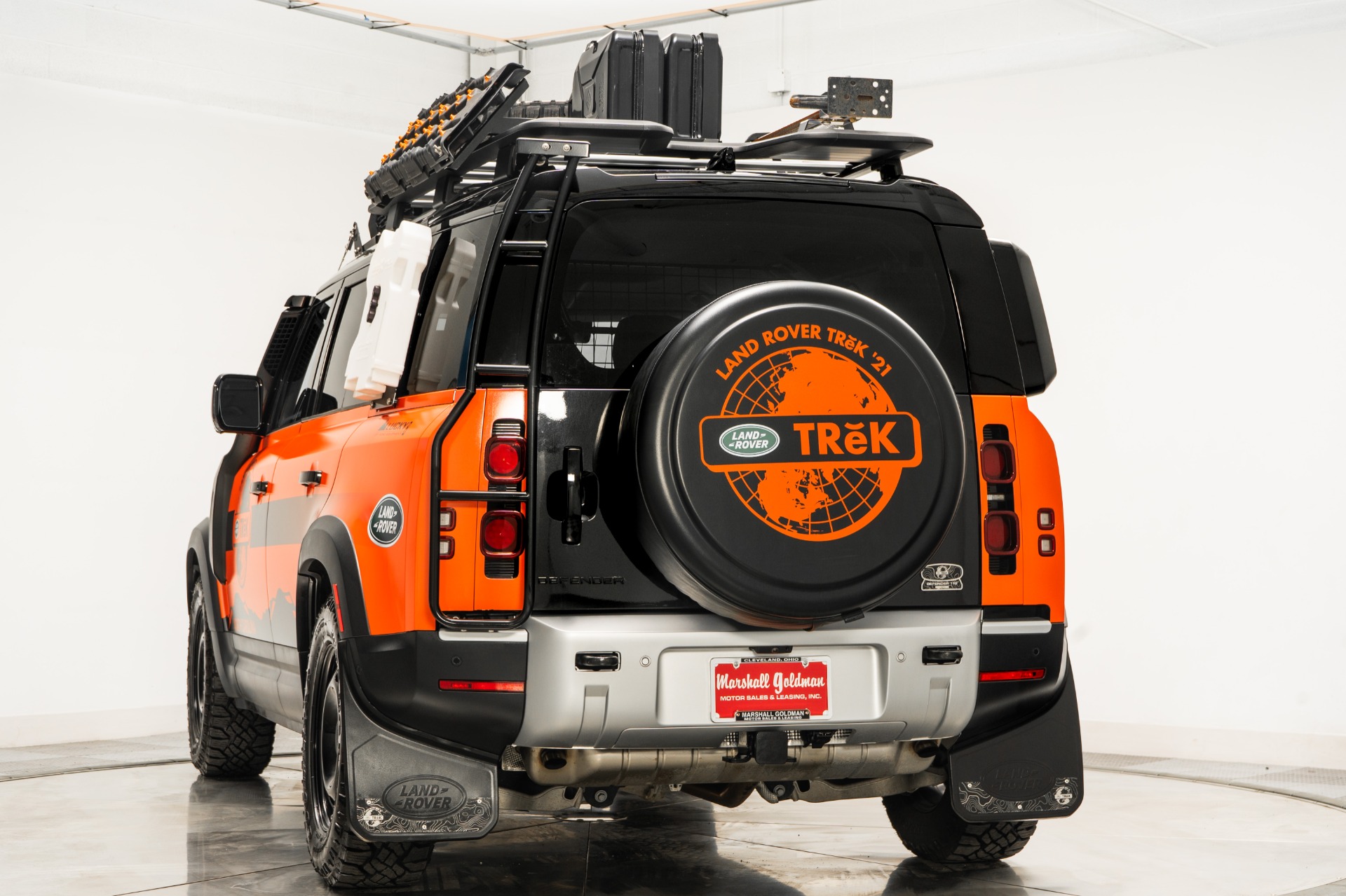 Santorini Black Metallic Land Rover Defender 110 S TReK 21 with