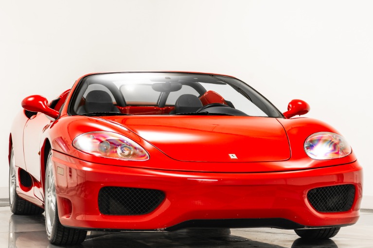 Rosso Corsa Ferrari 360 Spider with Nero Interior For Sale - Stock