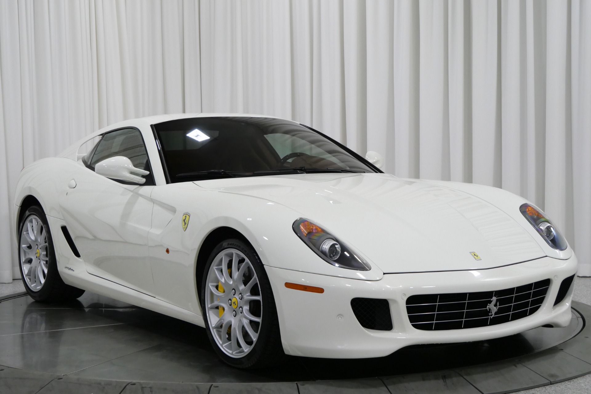Bianco Avus Ferrari 599 GTB Fiorano with Cuoio Interior For Sale
