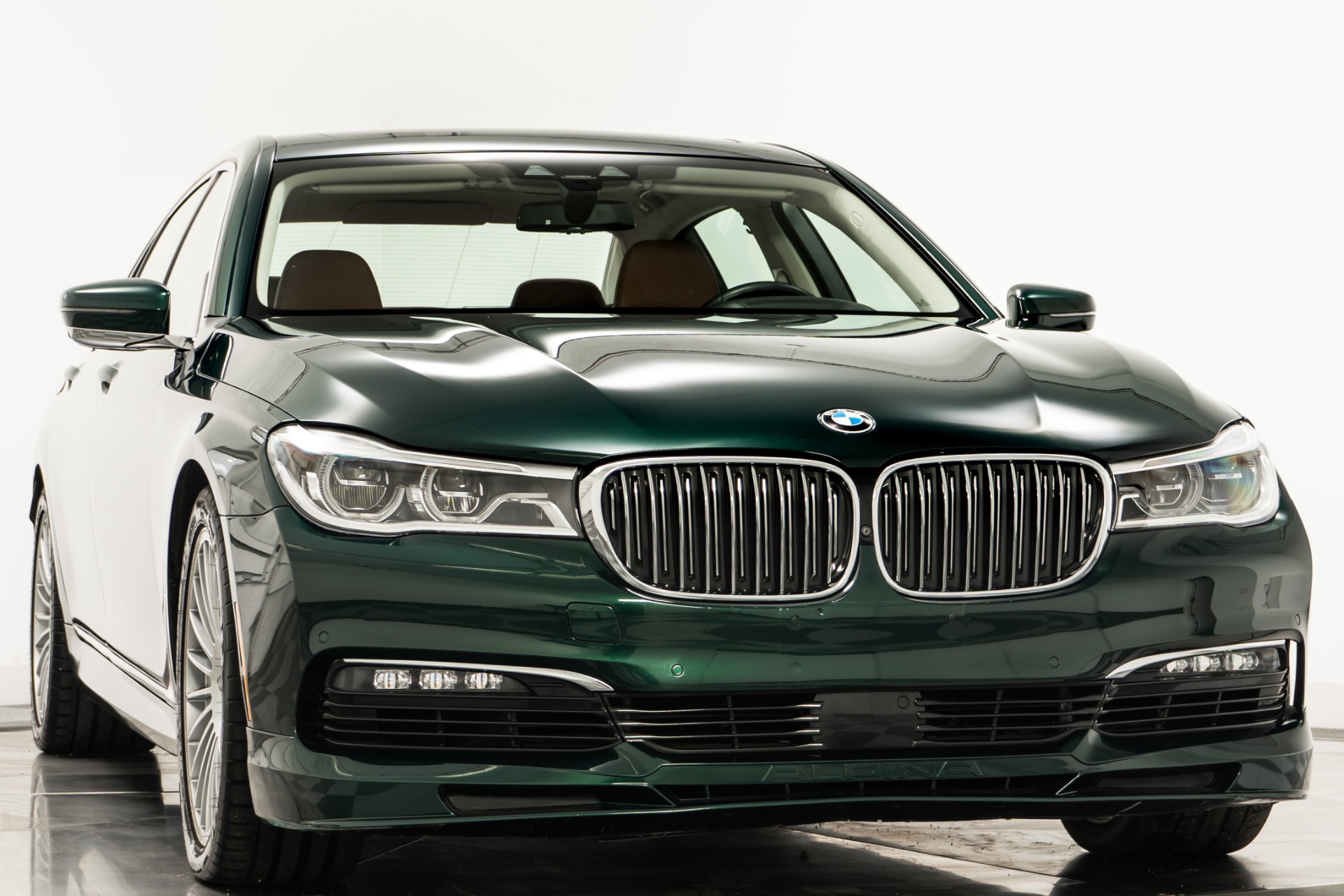 ALPINA Green Metallic BMW B7 ALPINA xDrive with Cognac Interior
