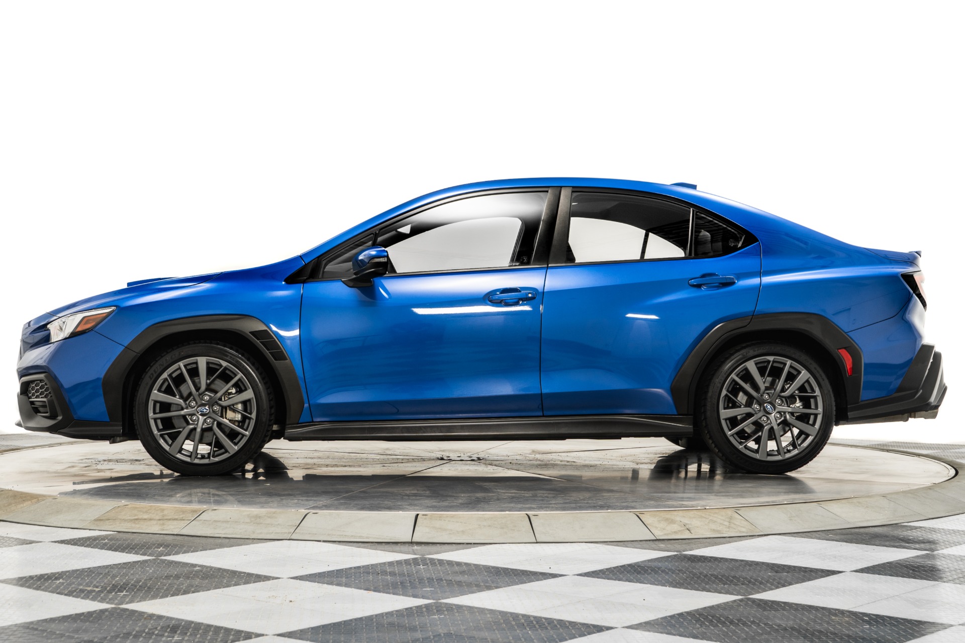 WR Blue Pearl Subaru WRX GT with Black with Red Stitching Interior