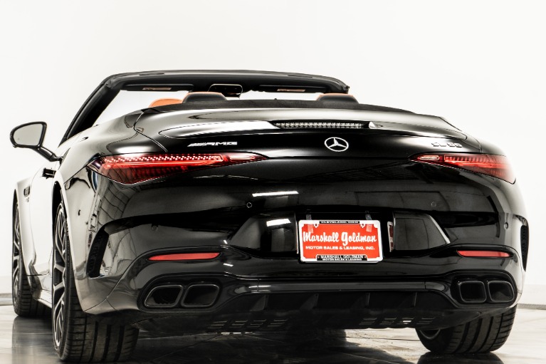 Obsidian Black Metallic Mercedes-Benz SL55 AMG with Sienna Brown