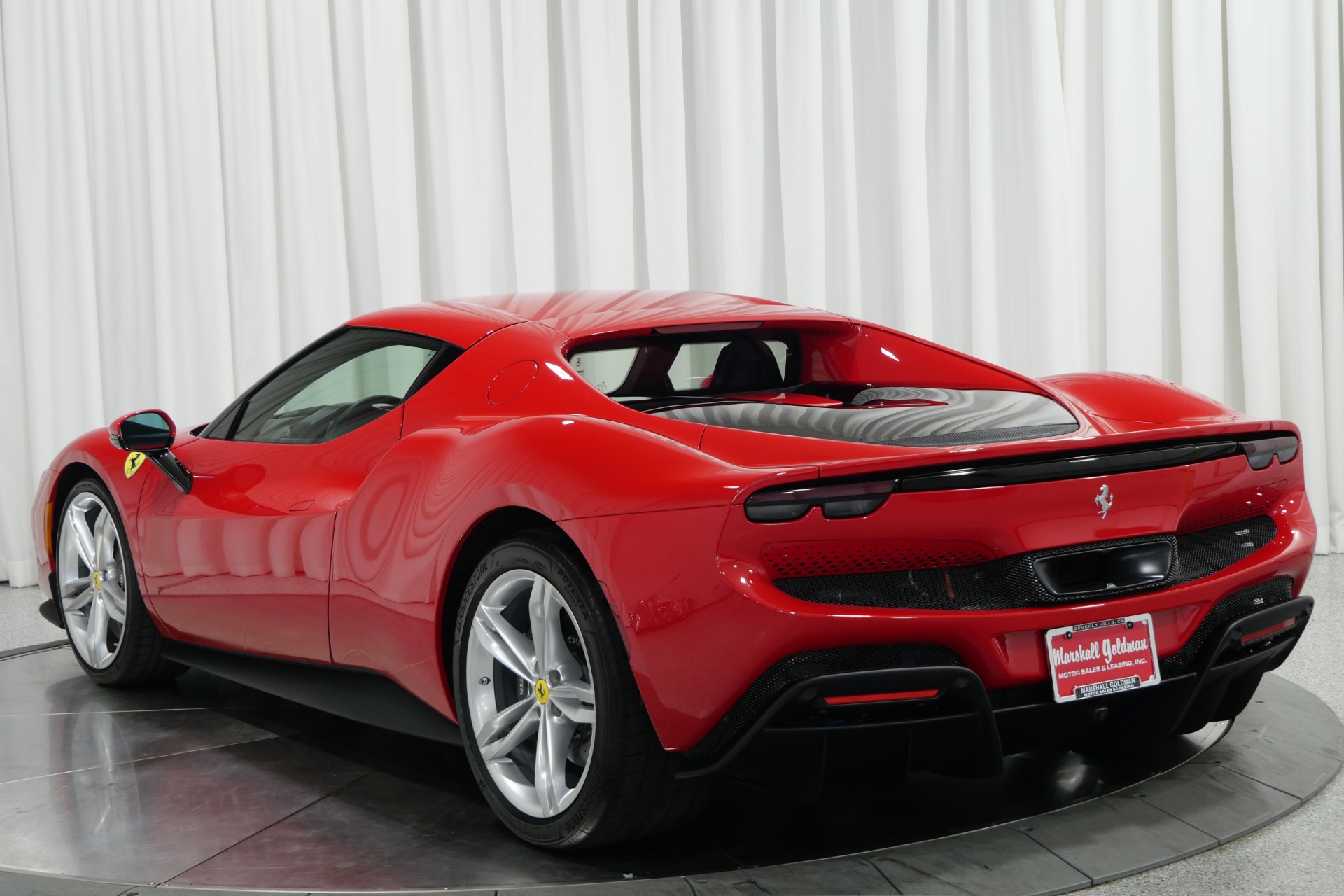 Rosso Corsa Ferrari 296 GTB with Nero Interior For Sale - Stock